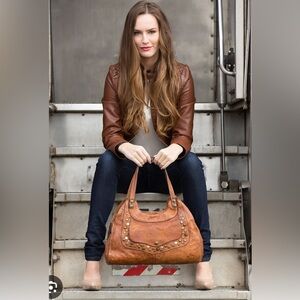 Patricia Nash Ergo Studded Satchel- NWOT